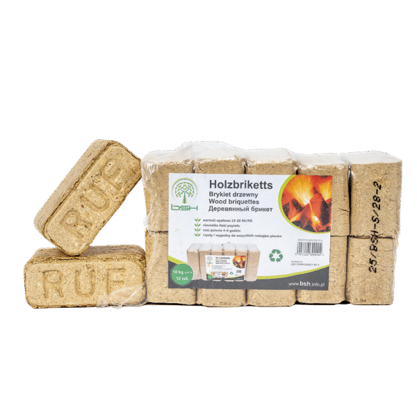 Brykiet drzewny otworzony zdjęcie produktu